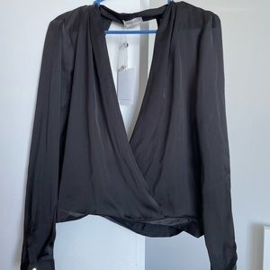 lovers + friends NWT black blouse